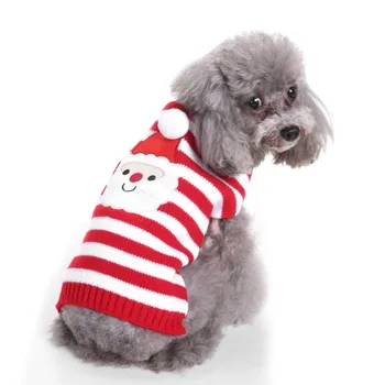 Одежда для домашних животных, Зимний Теплый свитер для маленькой собаки, Рождественская Мягкая Удобная одежда для домашних животных, костюм для кошки Чихуахуа, пальто, аксессуары