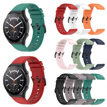 Оригинальный Ремешок Для Часов Xiaomi Watch S1 Smart Watch Sport 22 мм Силиконовый Ремешок Для Amazfit GTR 3 Pro/Цветной Браслет Mi Watch