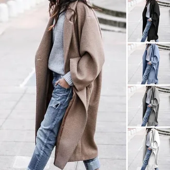 Осенне-зимняя шерсть и смеси Женская 2023 Новая травяная дорка шерстяное пальто средней длины, популярные пальто, женские куртки