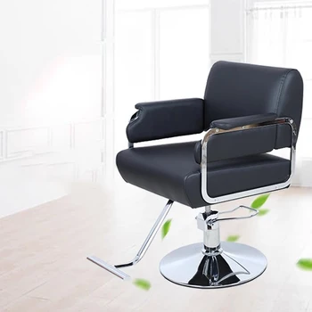 Парикмахерское кресло для косметолога-эстетиста, Профессиональная подставка для ног, Вращающееся кресло для парикмахера-стилиста, Мебель Sedia Girevole LJ50BC