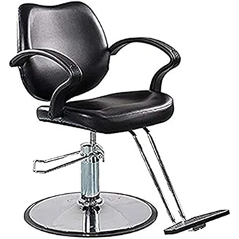 Парикмахерское кресло черная мебель для салона Бесплатная доставка Коммерческая