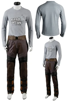 Питер Косплей, футболка для ролевых игр Quill, брюки, костюм лорда Movie Guard 2 Для взрослых, мужская одежда для фантазий, Маскарадный костюм для вечеринки
