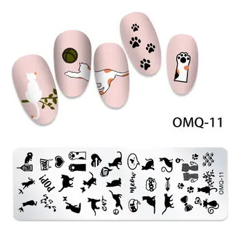Пластина для тиснения ногтей в японском стиле, Рождественский штамп с мраморным рисунком в виде снежинки, шаблон для штамповки, Дизайн ногтей, Инструменты для печати штампов