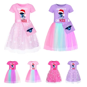 Платья с голубым котом для маленьких девочек, одежда для маленьких детей, карнавальный костюм Шайлушай для косплея, детское праздничное платье принцессы на день рождения