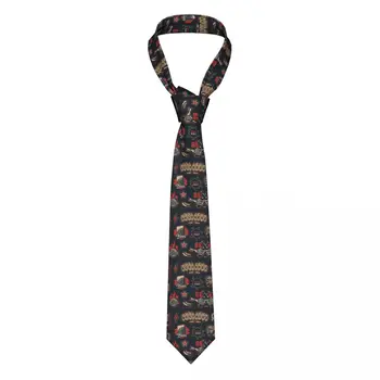 Повседневный узкий галстук Arrowhead с элементами винтажного пива, тонкий галстук для мужчин, мужские аксессуары, простота для вечернего официального галстука