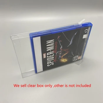 Прозрачная крышка коробки для PS5 коллекция игровых карт дисплей для хранения защитная коробка для домашних животных