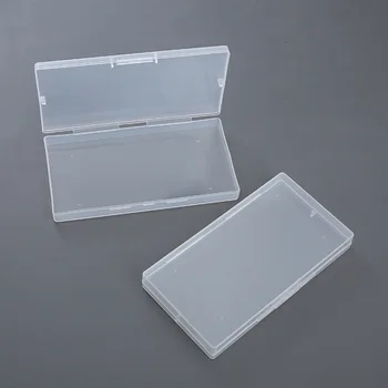 Прямоугольная коробка для хранения ювелирных изделий Прозрачная Пластиковая Коробка для хранения ювелирных изделий Контейнер Для бусин Коробка для сережек для ювелирных изделий