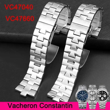 Ремешок для часов из нержавеющей стали для Vacheron constantin 4500V 5500V 7900 p47040 Мужской ремешок для часов VC Выпуклый Рот 7 мм 8 мм 8,5 мм Браслет