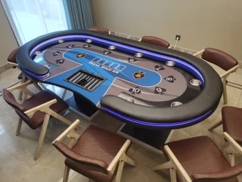 Роскошный стол для покера Texas Hold'em стол для фишек специальная скатерть для стола Цвет размер можно настроить стол для покера Texas