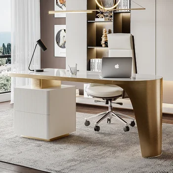 Светильник для письма, Роскошный письменный стол, Современный Простой Небольшой Компьютерный стол для руководителей, Многофункциональная Офисная мебель инновационного дизайна