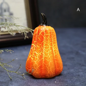 Светодиодный мини-фонарь в виде тыквы на Хэллоуин, коробка для теней в виде тыквы с подсветкой для реквизита для одевания на Хэллоуин