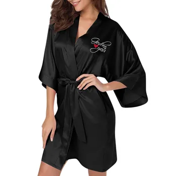 Сексуальный женский атласный халат, гладкий шелковистый свадебный халат, кружевные ультратонкие легкие халаты, дышащие Эротические пижамы