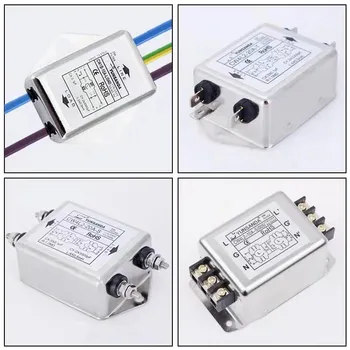 Силовой электромагнитный фильтр CW4L2-10A-T/S CW4L2-6A-T/S CW4L2-20A-T/S однофазного переменного тока 115 В/250 В 20A 50/60 Гц