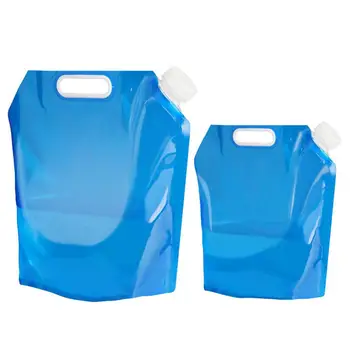 Складная сумка для воды объемом 5/10 л, сумка для воды, ведро для воды для кемпинга, пикника, барбекю, банка для воды, складной Дорожный контейнер для воды