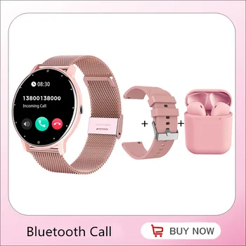Смарт-часы Ivanony, женские смарт-часы с Bluetooth-вызовом, 2023, Голосовой ассистент, 1,39-дюймовый полноэкранный сенсорный IP67, фитнес-наручные часы