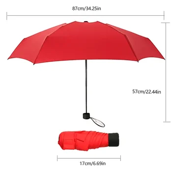 Снаряжение, Складные зонты от дождя, дневные мини-карманные складные зонты для конфет, цвет дождливого Солнца