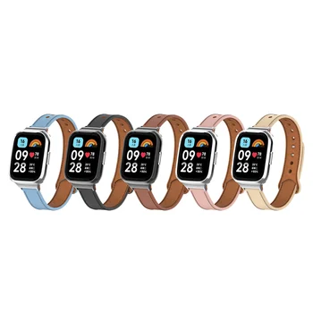 Совместимость с Redmi Watch 3 Active Band Аксессуары Wirst band с Металлической Рамкой для Фитнес-Трекера Xiaomi Redmi Watch 3 Lite