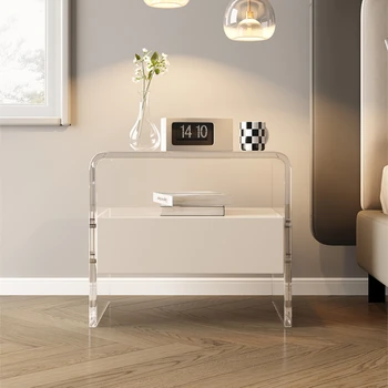 Современные Простые Роскошные Прикроватные тумбочки для спальни с минималистской подвеской, Дизайнерская Мебель для дома WKNS