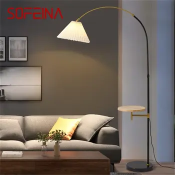 Современный торшер SOFEINA, Скандинавский креативный светодиодный винтажный светильник для домашнего декора, гостиной отеля, спальни, прикроватной тумбочки.