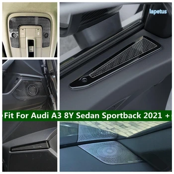 Стереодинамик Двери Автомобиля Аудио Звуковой Громкоговоритель Твитер/Лампа Для Чтения Накладка Крышки Лампы Audi A3 8Y Седан Sportback 2021 2022