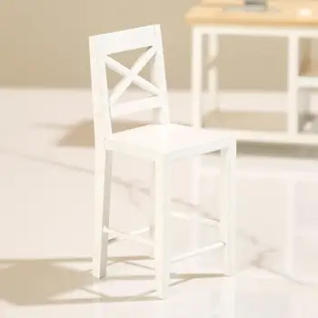 Стул для кукольного домика 1:12 Модель стула для украшения столовой и гостиной