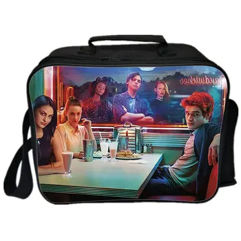 Сумка для ланча Riverdale Мальчики Девочки Студенты Портативная сумка для ланча Мужчины Женщины Коробка для пикника Модная Детская Школьная коробка для еды