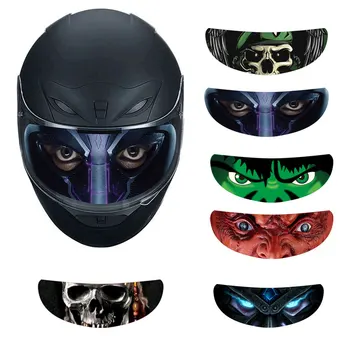 Съемная наклейка на козырек мотоциклетного шлема Крутая наклейка 11 стилей на выбор