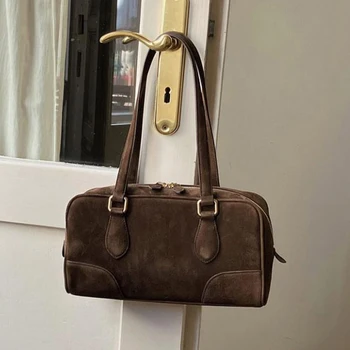 Текстурная сумка-тоут для пригородных поездок, роскошная дизайнерская сумка для женщин 2023 года, новая высококачественная винтажная сумка через плечо