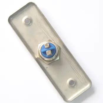 Тонкая кнопка дверного выключателя, Прочная высококачественная Серебряная кнопка разблокировки двери для контроля доступа, 1шт Pro Top