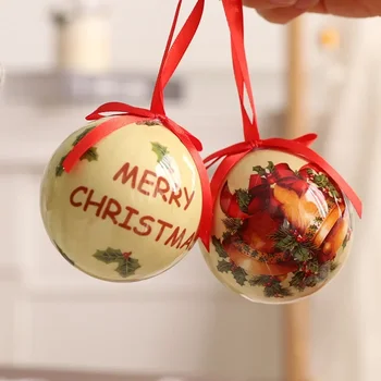 Трансграничный 8-сантиметровый Рождественский шар, подвесные рождественские украшения, креативный макет сцены с подвеской Ins Wind