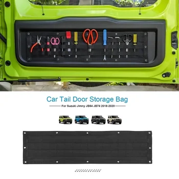 Укладка И Уборка Багажника Автомобиля Jimny Сумка Для Хранения Организация Кармана Для Хранения Задней Двери Аксессуары Для Suzuki Jimny 2019 +