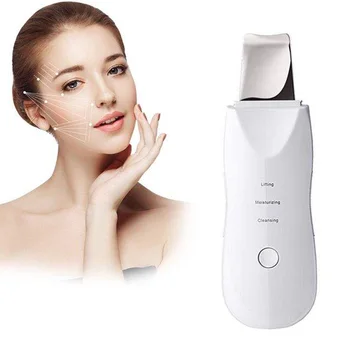 Устройство для чистки кожи, заряжающее электрические скрубберы для лица, косметологическое устройство для чистки лица, профессиональный ультразвуковой скруббер для кожи