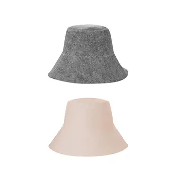 Фетровая шляпа для сауны, защитный колпак для волос, Диаметр 6 дюймов, Многоцелевой для мужчин и женщин