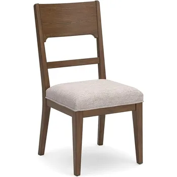 Фирменный дизайн от Ashley Cabalynn Традиционный набор обеденных стульев, 2 шт., коричневый с загаром