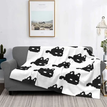 Флисовое украшение Omori Cat, аниме-игра Basil Aubrey, Ультрамягкие одеяла для путешествий, плюшевое тонкое одеяло