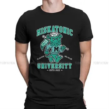 Футболка Miskatonic University для мужчин, жутко Милые Мягкие повседневные свитшоты с рисунком Лавкрафта, футболка высокого качества, новый дизайн, свободные