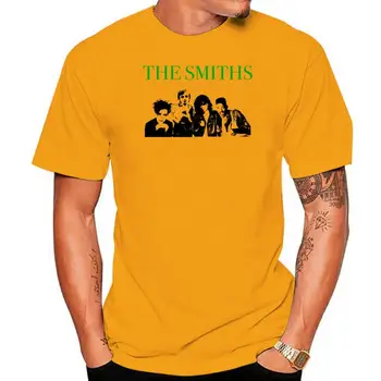 Футболка The Smiths (Патти Роберт Марк И Уилл Смит) Со скидкой На Короткий рукав, Футболки из 100% хлопка, Топ, Футболка