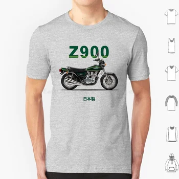 Футболка Z900 Classic Motorcycle Большого размера из 100% хлопка Z900 Z900 Motorcycle Z1 Z1A Motorcycle Japanese Motorcycle Classic