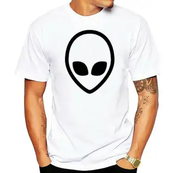 Футболка с логотипом Alien, эстетическая одежда, подарочная футболка с коротким рукавом ручной работы, футболка Ufo, классный подарок, индивидуальность, футболка