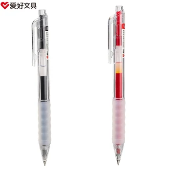 Шариковые ручки с накаткой, быстросохнущие гелевые ручки со сверхтонкой заточкой 0,5 мм, Жидкая ручка