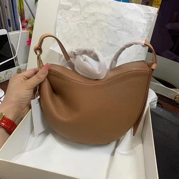Элегантная модная сумка-кошелек из воловьей кожи с рисунком Личи 2024, новые элегантные сумки через плечо для подмышек, универсальные сумки для пригородных поездок, Bolsos