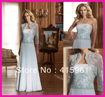 Элегантное платье с синими бусинами vestido de madrinha, шифоновое кружевное платье для матери невесты длиной до пола, платья для свадеб с жакетом