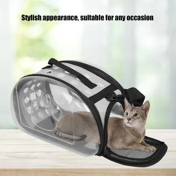 Складная сумка-переноска для кошек, складная дорожная клетка для котенка, рюкзак для кошек, сумочка для переноски маленьких домашних животных