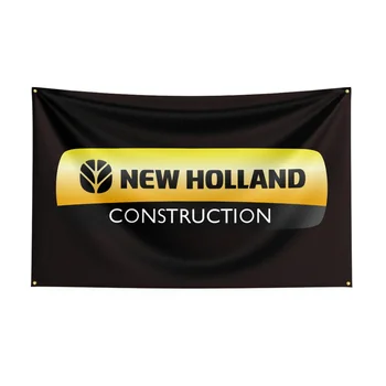 Флаг механического инструмента New Hollands 3x5 футов для декора 1